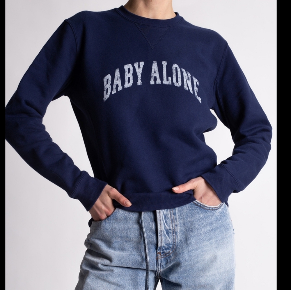 🛑SAINT LAURENT Baby Alone Sweatshirt